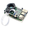 C2702 Transparente Schutzhülle + Halterungshalterung für das IMX477R-Kameramodul für Raspberry Pi