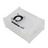 Durchsichtige Acrylgehäuse-Gehäusebox mit Lüfter-Kit für Raspberry Pi 4 Model B