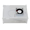 Caja de caja de acrílico transparente con kit de ventilador de refrigeración para Raspberry Pi 4 Modelo B
