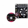 Cooling Fan Expansion Board for Raspberry Pi 4B with White LED Atmosphere Lamp Heatsink