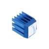 Copper/Aluminum Heatsink Blue Radiator With Glue 3Pcs Set for Raspberry Pi 3