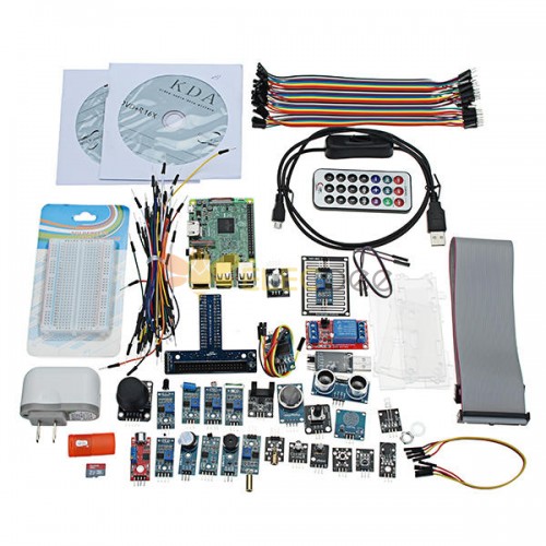 DIY Supper Starter Sensor Kit V2.0 For Raspberry Pi 3 Model B Support Programming