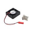 Mini ventilador de enfriamiento activo de bajo ruido ultradelgado DIY para Raspberry Pi 4 Modelo B / 3B + / 3B / 2B / B +