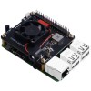 DockerPi Power Board Erweiterungsplatine mit Lüfter für Raspberry Pi 4B/3B/3B+ / Banana Pi / Orange Pi
