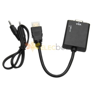 HD Male To VGA Female Video Adapter Cable Converter For Raspberry Pi 3/2B