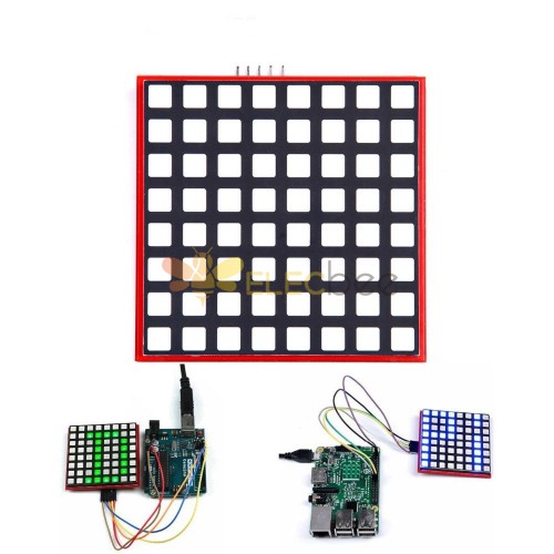 Module d\'écran matriciel polychrome LED 8x8 RVB pour Raspberry Pi 3/ 2/ B +
