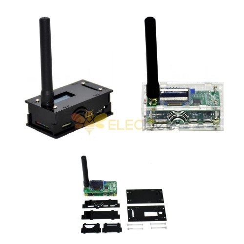 Suporte a ponto de acesso MMDVM P25 DMR YSF + placa Raspberry Pi Zero + tela OLED + cartão 8G TFT + antena + kit de caixa de acrílico