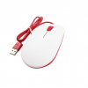 Raspberry Pi 모든 시리즈용 공식 마우스 빨간색 및 흰색