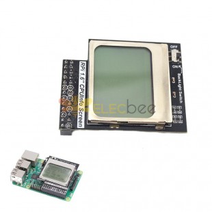 Praktische CPU-Info 1,6 Zoll 84x48 Matrix LCD Speicheranzeigemodul mit Hintergrundbeleuchtung für Raspberry Pi Zero / 1 / 2 / 3