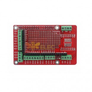 Prototyp GPIO-Erweiterungskarte Multifunktionales Erweiterungskarten-Abschirmmodul für Raspberry Pi 4/3B+