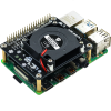 Ventola di raffreddamento per scheda di sviluppo Raspberry Pi 4B adatta per ventola turbo RaspberryPi con luce ambientale a LED