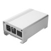 Silver Aluminum Alloy Protective Case With Cooling Fan For Raspberry Pi 3/2/B+