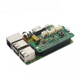 Lautsprecher-Spracherkennungsmodul 2 Mikrofone Pi HAT für Raspberry Pi 4B / 3B+ / 3B