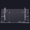 Transparente 7-Zoll-LCD-Display-Gehäusehalterung für Raspberry Pi 7-Zoll-Bildschirm