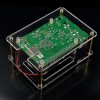 Transparentes Acrylgehäuse + externer Lüfter des Kühlsystems + Schraubendreher-Werkzeug für Raspberry Pi 4/3/2/B/B+