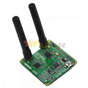 Support de point d'accès duplex MMDVM de Communication USB P25 DMR YSF + antenne 2 pièces pour Raspberry Pi