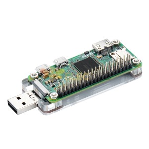 Raspberry Pi Zero / Zero W için Akrilik Kalkanlı USB Dongle