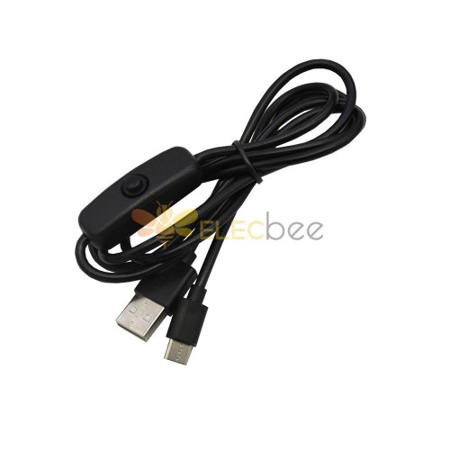 USB Line 5V 3A Transfer Line Type-C Power Charger Adapter for Raspberry Pi 4