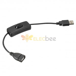 USB-Stromkabel mit Ein-/Ausschalter für Raspberry Pi