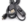 USB-Stromkabel mit Ein-/Ausschalter für Raspberry Pi Banana Pi