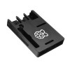 Estuche CNC de aleación de aluminio ultrafino Soporte de caja portátil Cable de cinta GPIO para Raspberry Pi 3 Modelo B + (Plus) Silver