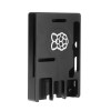 超薄鋁合金 CNC 機箱便攜盒支持 GPIO 帶狀電纜，適用於樹莓派 3 型號 B+(Plus) Black