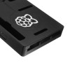 Custodia portatile in lega di alluminio ultrasottile Supporto per scatola portatile Cavo a nastro GPIO per Raspberry Pi 3 Modello B + (Plus)