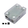 Custodia in ABS V4 aggiornata nera/bianca/trasparente con dissipatore di calore per Raspberry Pi 4B