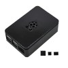 Aktualisiertes schwarz/weiß/transparentes ABS-Gehäuse V4-Gehäuse mit Kühlkörper für Raspberry Pi 4B Black