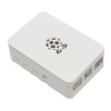 جراب Raspberry Pi ABS محدث أسود / أبيض / صندوق حاوية شفاف V4 لـ Raspberry Pi 4B أبيض