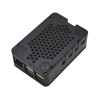 Caja de ABS Raspberry Pi actualizada Negro/Blanco/Transparente Caja V4 para Raspberry Pi 4B
