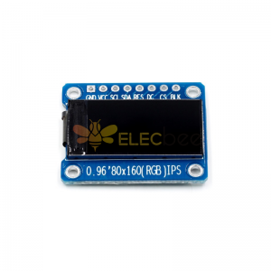 Module LCD polychrome IPS 0,96 pouces 7P SPI HD 65K 80*160 pour Raspberry Pi