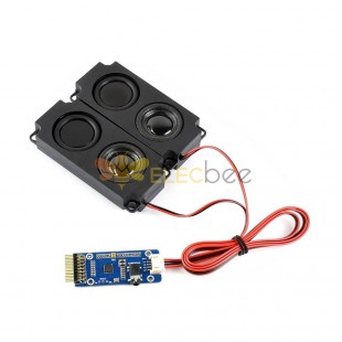 WM8960 Audio Board Stereo CODEC Audiomodul Play/Record mit 8 Omega 5W Lautsprechern für Raspberry Pi