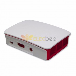 White Enclosure Protective Case For Raspberry Pi 3 Model B