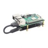 X870 NVME M.2 2280/2260/2242/2230 SATA SSD NAS Scheda di espansione con ponticello USB 3.0 per Raspberry Pi/Rock64