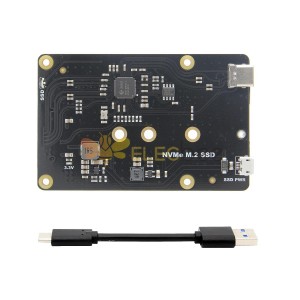 X870 NVME M.2 2280/2260/2242/2230 SATA SSD NAS 擴展板，帶 USB 3.0 跳線，適用於 Raspberry Pi / Rock64