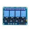 10pcs 5 v 4 채널 릴레이 모듈 pic arm dsp avr msp430 arduino 용 blue geekcreit