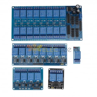 12V 1/2/4/8/16-канальный релейный модуль с оптопарой для PIC DSP для Arduino - продукты, которые работают с официальными платами Arduino 8CH
