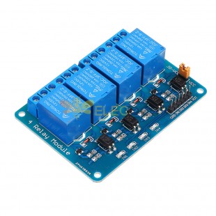 12-вольтовый 4-канальный релейный модуль PIC DSP MSP430 для Arduino — продукты, которые работают с официальными платами Arduino
