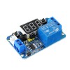 12V DC Infrared Remote Control Full-function Precision Delay Cycle Timing Relay Module with LED Digital Display