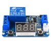 12V Trigger Time Delay Relay Module with LED Digital Display 0-999s 0-999min 0-999H Work-delay/Delay-work