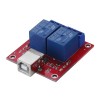 2 Channel 5V HID Driverless USB Relay USB Control Switch Computer Control Switch PC Intelligent Control