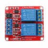 24V 2 Channel Level Trigger Optocoupler Relay Module Power Supply Module for Arduino