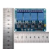 2Pcs 5V 4-канальный релейный модуль PIC DSP MSP430 Blue для Arduino - продукты, которые работают с официальными платами Arduino