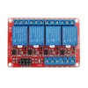 3 件 DC12V 4 通道电平触发光耦继电器模块 Arduino 电源模块