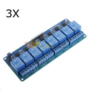 3Pcs 5V 8 Channel Relay Module Board PIC DSP ARM