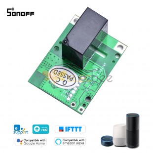 3Pcs RE5V1C Relay Module 5V WiFi DIY Switch Dry Contact Output Inching/Selflock Working Modes APP/Voice/LAN Control for Smart Home
