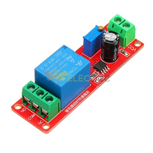3pcs NE555 Chip Time Delay Relay Module Single Steady Switch Time Switch 12V