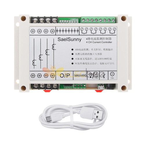 Modulo relè di monitoraggio del controllo dell\'interruttore del controller di corrente a 4 canali 4CH per Arduino