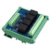 4CH Channel Optocoupler Isolation Relay Module 5V/12V/24V SCM PLC Signal Amplifier Board